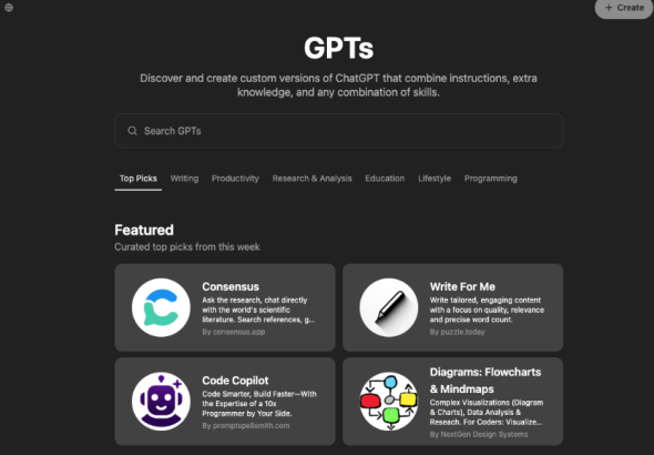 How to create a GPT in the Chatgpt Marketplace